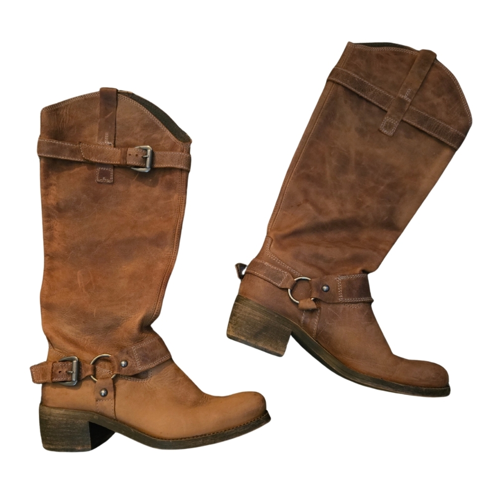 Vtg Steve Madden Endevur Boots, Sz 7, Western/Cowgirl